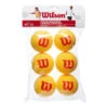Wilson Starter Foam Balls (Stage 3) 6 Pack -Tennis Discount Store 0151200000 000 1