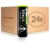 Dunlop Mini Tennis (Stage 1) 24x 3 Ball Tube In A Box -Tennis Discount Store 0159300000 000