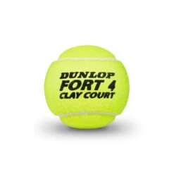 Dunlop Fort Clay Court 4 Ball Tube -Tennis Discount Store 0162300000 10