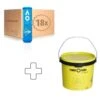 Dunlop Australian Open 18x 4 Ball Tube Plus Ball Bucket -Tennis Discount Store 0169900000 000