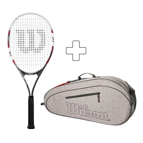 Wilson Fusion XL Allround Racket (plus Tennis Bag) 3 Wilson Fusion XL Allround Racket (plus Tennis Bag)