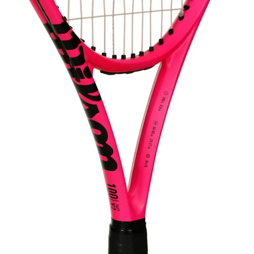 Wilson Clash 100L V2.0 Bright Neon Pink Tour Racket 7 Wilson Clash 100L V2.0 Bright Neon Pink Tour Racket - Image 5