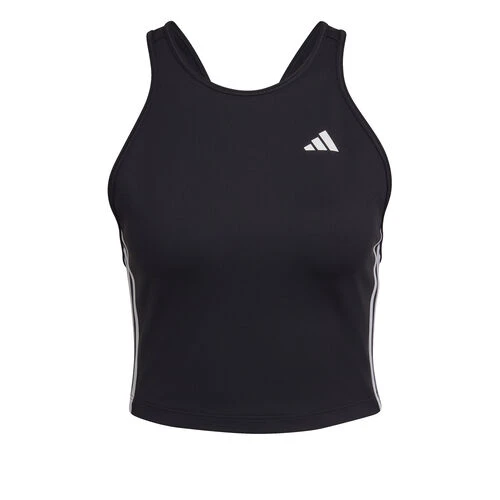 ADIDAS AEROREADY Made For Training 3-Stripes Crop Tank Top Women 3 ADIDAS AEROREADY Made For Training 3-Stripes Crop Tank Top Women