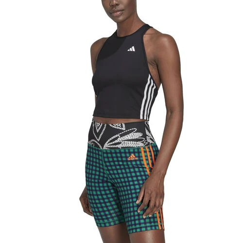 ADIDAS AEROREADY Made For Training 3-Stripes Crop Tank Top Women 4 ADIDAS AEROREADY Made For Training 3-Stripes Crop Tank Top Women - Image 2