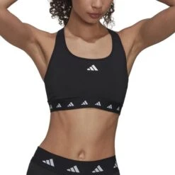 ADIDAS Power Medium-Support Tech-Fit Sports Bras Women -Tennis Discount Store 18505000 17